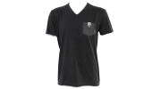 T-SHIRT SALVAE  GRIS MANCHES COURTES COL ROND TISSU FIN  - KAPORAL