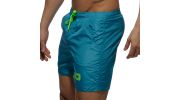 SHORT DE BAIN LONG CLASSIC  VERT COBALT  ADS073 - ADDICTED
