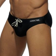 SLIP DE BAIN  PLATINIUM NOIR  ADS093 - ADDICTED