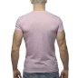 T-SHIRT ROSE VARSITY  COL ROND  AD321 - ADDICTED