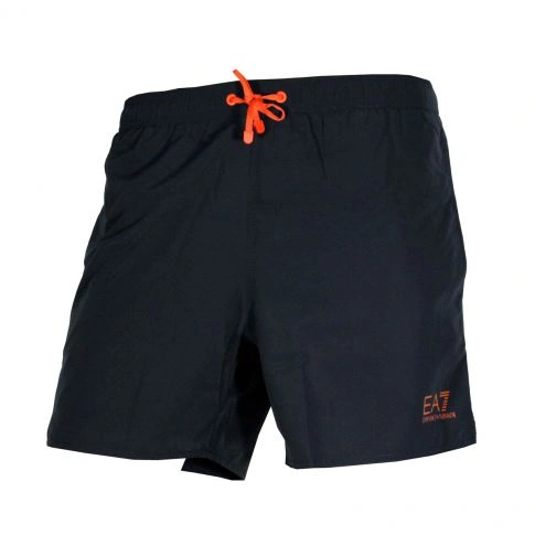 SHORT DE BAIN COURT MARINE LOGOTE 7 BANDES ARMANI - EA7