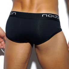 SLIP NOIR GEOMETRIC EN MODAL UN173 - ES COLLECTION