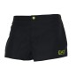 SHORT DE BAIN ET SPORT COURT NOIR LOGO JAUNE FLUO ARMANI - EA7