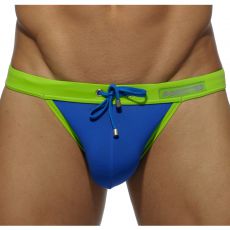 SLIP DE BAIN BIKINI BLEU SEXY LOW RISE ADS065 - ADDICTED