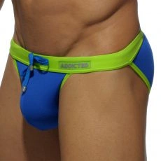 SLIP DE BAIN BIKINI BLEU SEXY LOW RISE ADS065 - ADDICTED