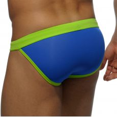 SLIP DE BAIN BIKINI BLEU SEXY LOW RISE ADS065 - ADDICTED