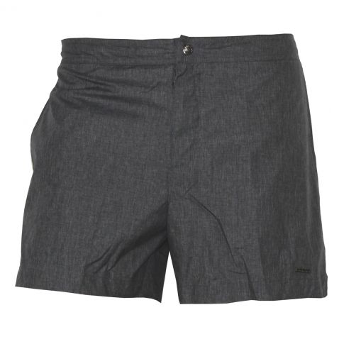 SHORT DE BAIN NOIR EFFET HABILLE - CALVIN KLEIN 