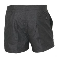 SHORT DE BAIN NOIR EFFET HABILLE - CALVIN KLEIN 