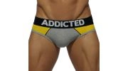 SLIP GRIS BOTTOMLESS COMBI MESH - AD406  ADDICTED