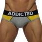 SLIP GRIS BOTTOMLESS COMBI MESH - AD406  ADDICTED