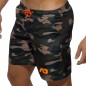 SHORT DE BAIN CAMOUFLAGE  MI LONG ADS095 - ADDICTED