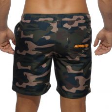 SHORT DE BAIN CAMOUFLAGE  MI LONG ADS095 - ADDICTED