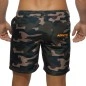 SHORT DE BAIN CAMOUFLAGE  MI LONG ADS095 - ADDICTED