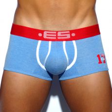 BOXER SHORTY BLEU SURF BASEBALL PIQUE MICROMODAL UN161 - ES COLLECTION