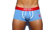 BOXER SHORTY BLEU SURF BASEBALL PIQUE MICROMODAL UN161 - ES COLLECTION