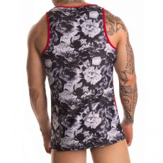 DEBARDEUR BLOOM GRIS A MOTIFS  EN MESH 0261 - JOR