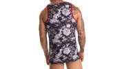 DEBARDEUR BLOOM GRIS A MOTIFS  EN MESH 0261 - JOR