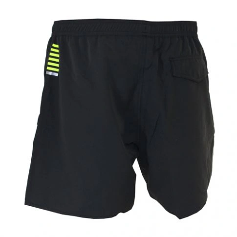 SHORT DE BAIN COURT NOIR LOGOTE 7 BANDES ARMANI - EA7