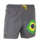 SHORT DE BAIN COURT GRIS SPECIAL FOOTBALL EURO 2016 BRESIL ARMANI - EA7