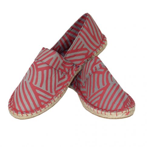 ESPADRILLES ZEBRE GRIS ROUGE - EA7 ESPADRILLES ZEBRE GRIS ROUGE - EA7