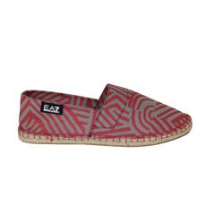 ESPADRILLES ZEBRE GRIS ROUGE - EA7