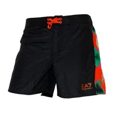 SHORT DE BAIN COURT NOIR SEA WORLD SURF - EA7