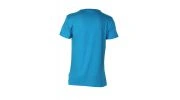 T SHIRT TURQUOISE COL ROND COTON AJOURE- EA7