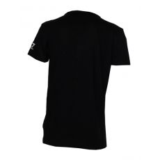 T SHIRT NOIR LARGE COL COTON - EA7
