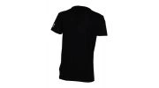 T SHIRT NOIR LARGE COL COTON - EA7