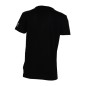 T SHIRT NOIR LARGE COL COTON - EA7