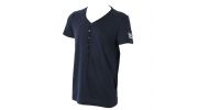 T SHIRT MARINE LARGE COL COTON - EA7