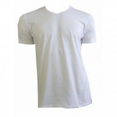 PACK DE 2 T-SHIRT BLANC LOGO EAGLE COL V - EMPORIO ARMANI