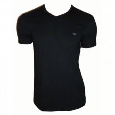 T-SHIRT ARMANI PACK DE 2 EAGLE COL EN V NOIR