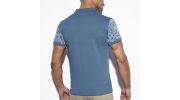 POLO COBALT SLEEVE PRINTED POLO11 - ES COLLECTION