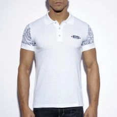 POLO BLANC SLEEVE PRINTED POLO11 - ES COLLECTION