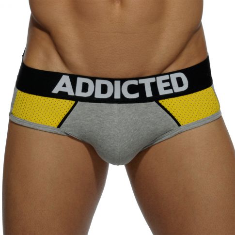 SLIP GRIS COMBI MESH - AD430 ADDICTED SLIP GRIS COMBI MESH - AD430 ADDICTED
