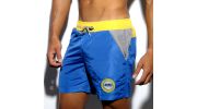 SHORT DE BAIN LONG ISRAEL BLEU ROYAL ZIPPER  1656 - ES COLLECTION