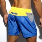 SHORT DE BAIN LONG ISRAEL BLEU ROYAL ZIPPER  1656 - ES COLLECTION