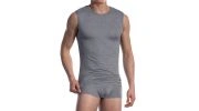 DEBARDEUR GRIS PLATINE EN MODAL COLLEGESHIRT RED1611  - OLAF BENZ