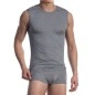 DEBARDEUR GRIS PLATINE EN MODAL COLLEGESHIRT RED1611  - OLAF BENZ