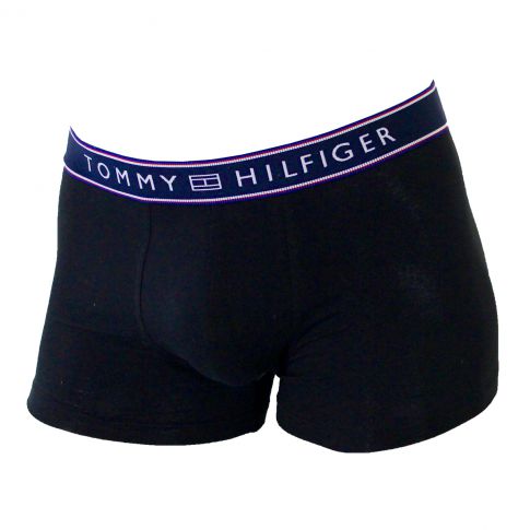 BOXER NOIR TRUNK BASIC STRIPE  - TOMMY HILFIGER