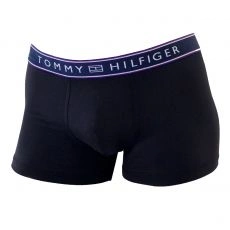 BOXER NOIR MICROFIBRE  TRUNK BASIC STRIPE  - TOMMY HILFIGER