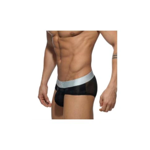 SLIP NOIR JACQUARD  UN169 - ES COLLECTION