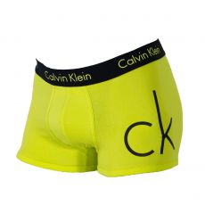 BOXER JAUNE LOGO CK NOIR CK ONE - CALVIN KLEIN