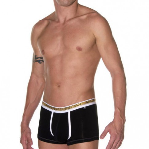 BOXER SLIM FOCUS NOIR 9312 ANDREW CHRISTIAN