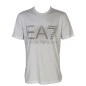 T-SHIRT MANCHES COURTES COL ROND BLANC CASSE - EA7