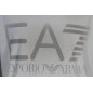T-SHIRT MANCHES COURTES COL ROND BLANC CASSE - EA7