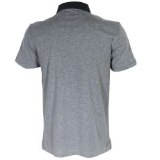 POLO T-SHIRT BI COLOR MANCHES COURTES GRIS - EA7