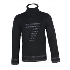 PULL OVER NOIR EN LAINE TENDANCE - EA7