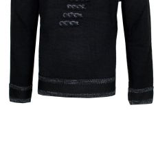 PULL OVER NOIR EN LAINE TENDANCE - EA7